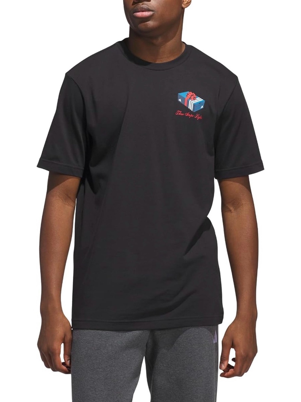 adidas Men's Holiday Giftbox Graphic T-shirt - Large